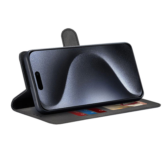 Etui na Apple iPhone 15 Pro, Techsuit, Diary Book, czarne
