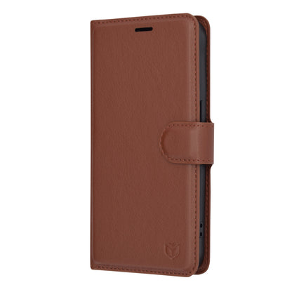 Etui na Apple iPhone 15 Pro, Techsuit, Leather Folio, Brązowe