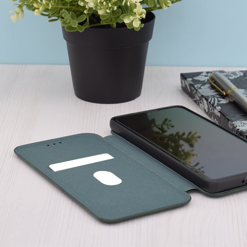 Case for Apple iPhone 15 Pro, Techsuit, Safe Wallet Plus, Green