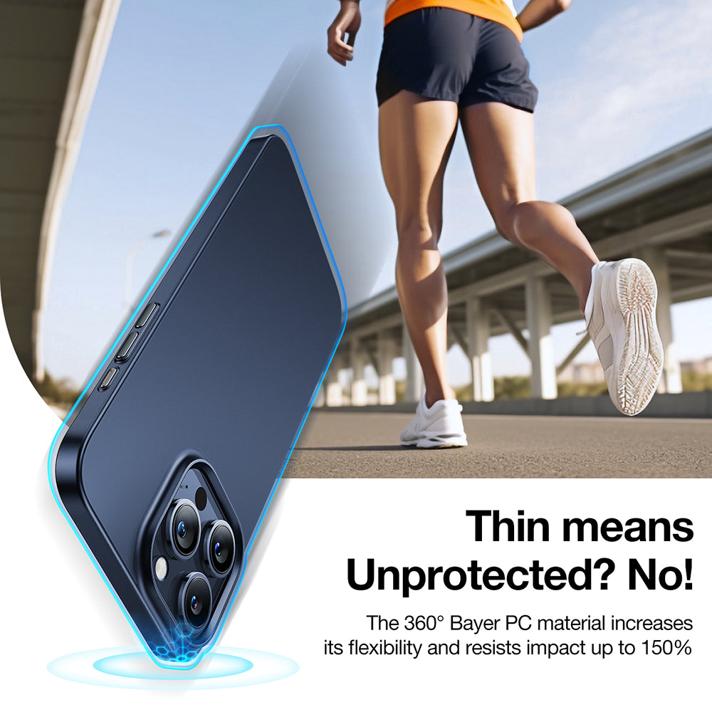 Etui na Apple iPhone 15 Pro, Torras, OriginFit, Granatowy