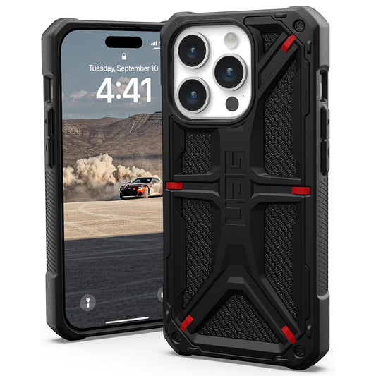 Etui do Apple iPhone 15 Pro, Urban Armor Gear, Monarch Kevlar, czarne