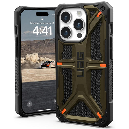 Etui do Apple iPhone 15 Pro, Urban Armor Gear, Monarch Kevlar, Zielony