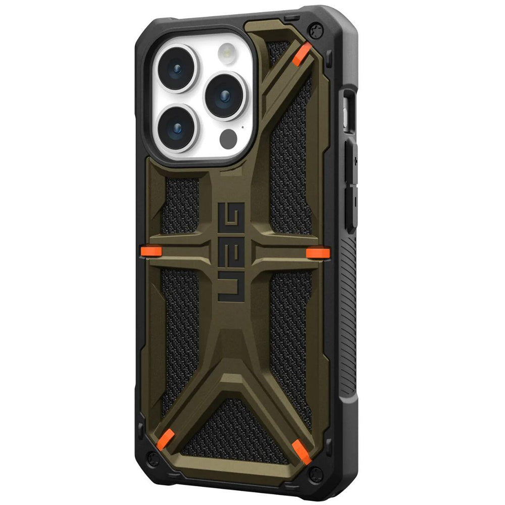 Etui do Apple iPhone 15 Pro, Urban Armor Gear, Monarch Kevlar, Zielony