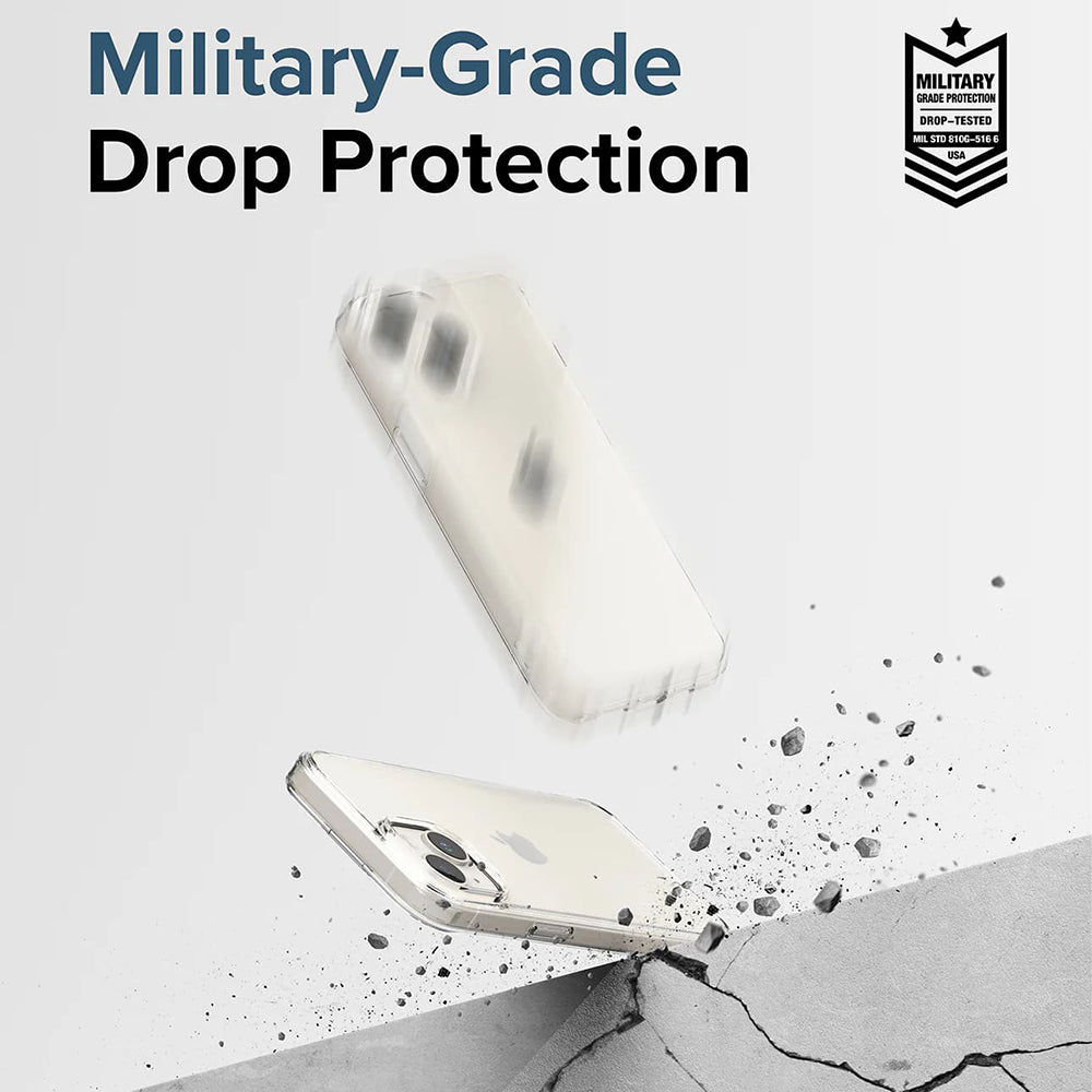 Etui na Apple iPhone 15, Ringke, Fusion, Przezroczyste