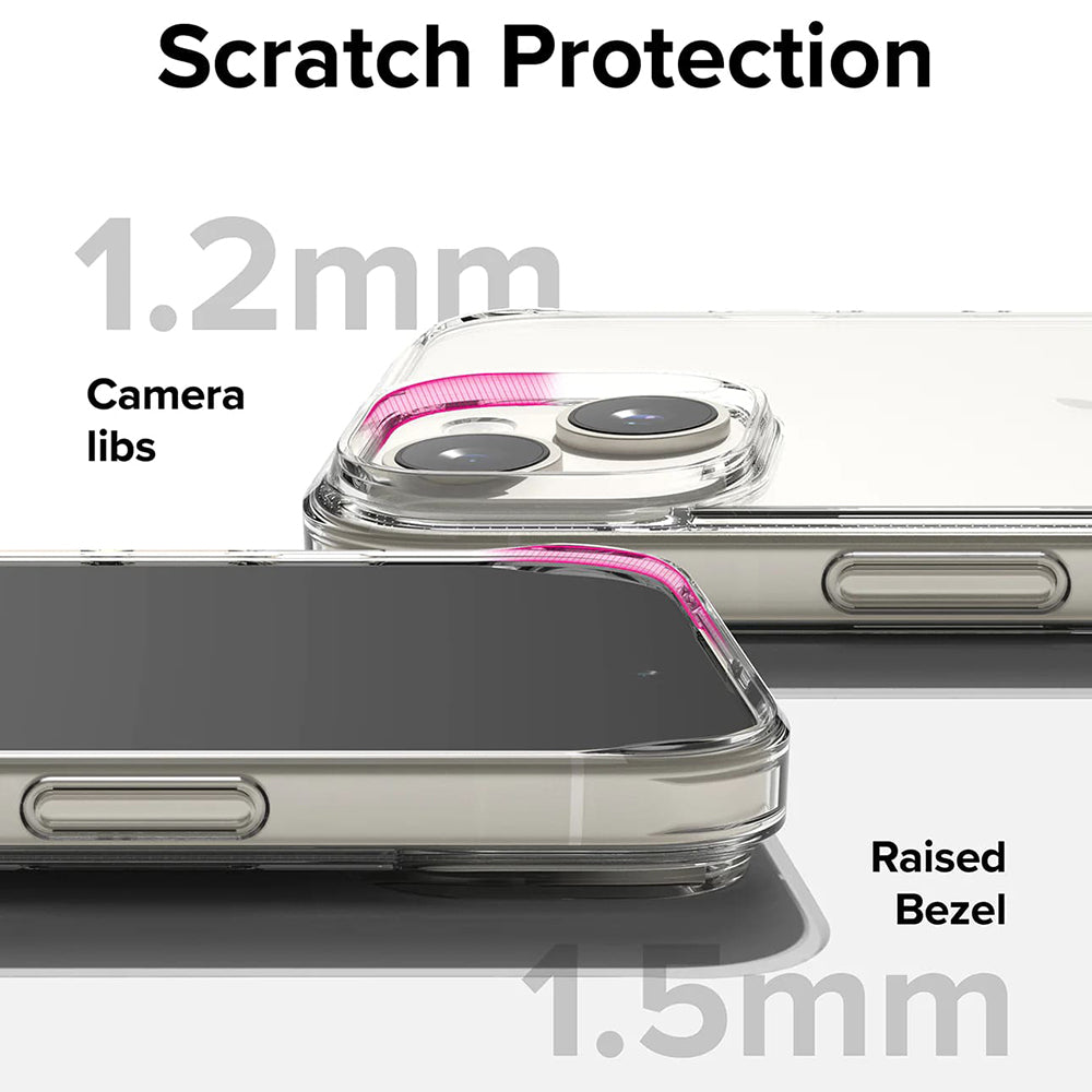 Etui na Apple iPhone 15, Ringke, Fusion, Przezroczyste