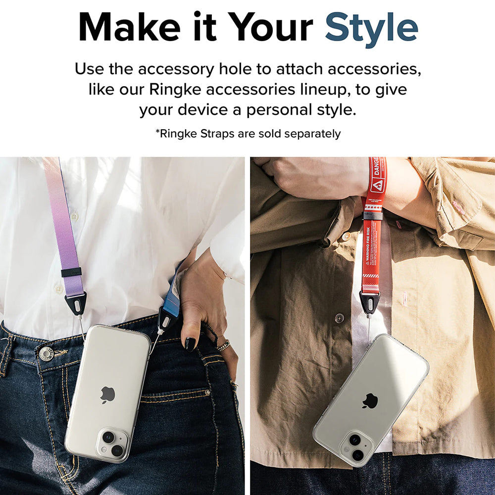 Etui na Apple iPhone 15, Ringke, Fusion, Przezroczyste