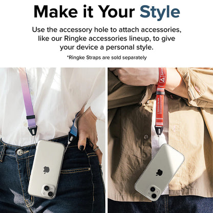 Etui na Apple iPhone 15, Ringke, Fusion, Przezroczyste