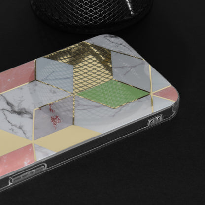 Case for Apple iPhone 15, Techsuit, Marble, Purple