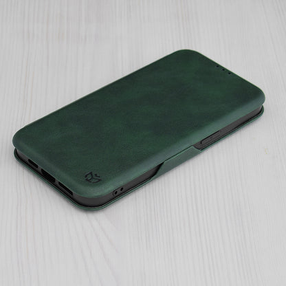 Etui na Apple iPhone 15, Techsuit, Safe Wallet Plus, Zielony