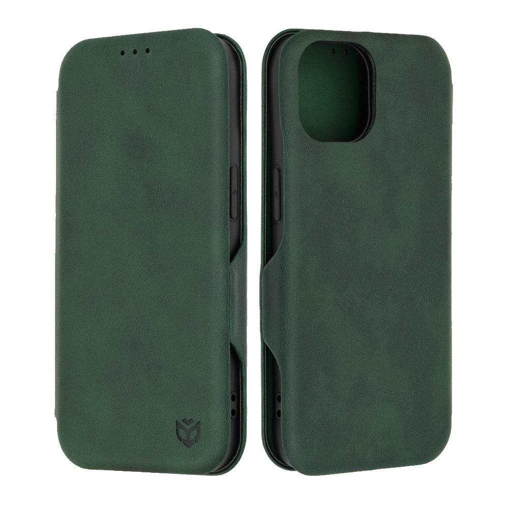 Etui na Apple iPhone 15, Techsuit, Safe Wallet Plus, Zielony