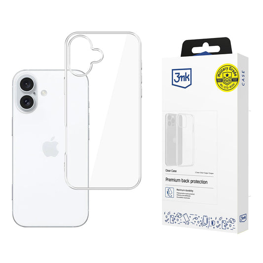 Etui do Apple iPhone 16, 3MK, Clear, Przezroczyste