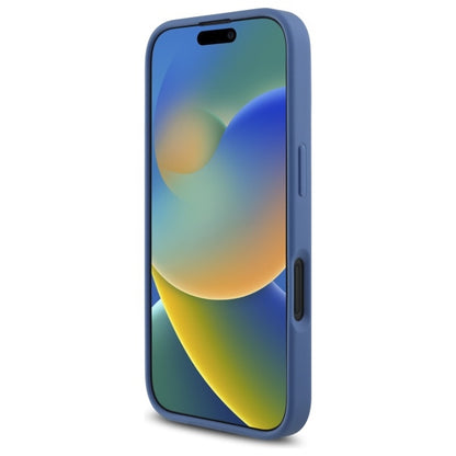 Etui na Apple iPhone 16, Guess, 4G Big Logo, Niebieskie