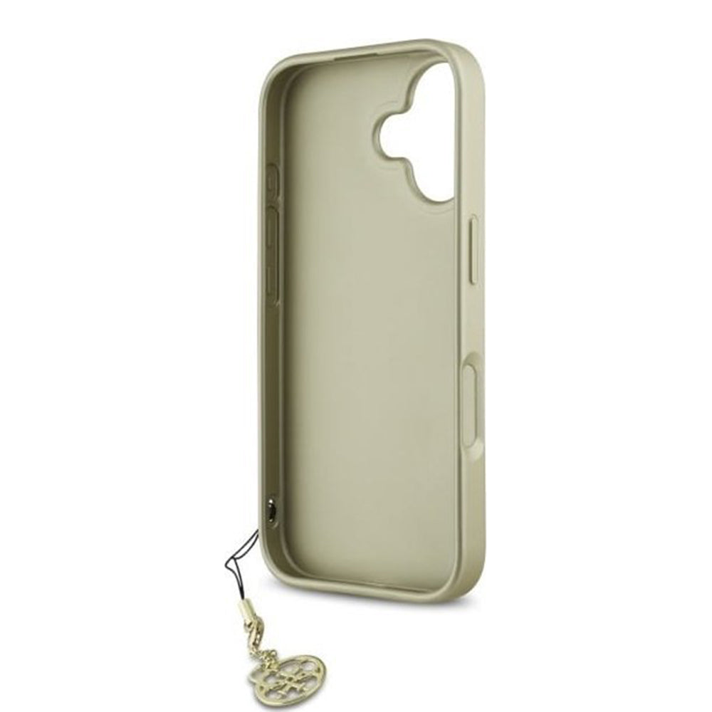 Etui na Apple iPhone 16, Guess, 4G Charm, Czarne