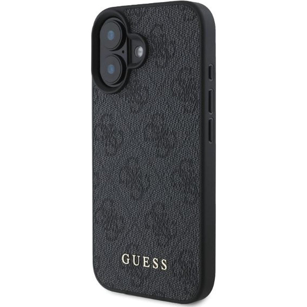 Etui na Apple iPhone 16, Guess, 4G Classic, Czarne