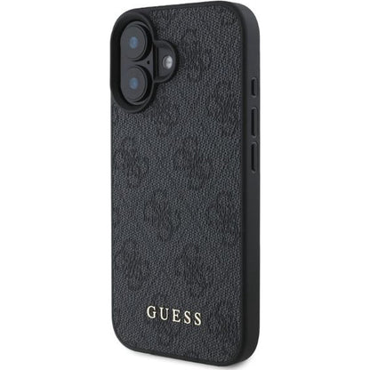 Etui na Apple iPhone 16, Guess, 4G Classic, Czarne