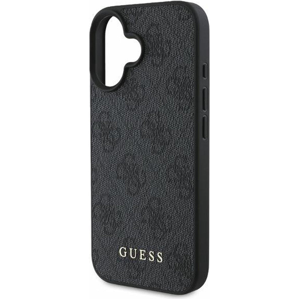 Etui na Apple iPhone 16, Guess, 4G Classic, Czarne