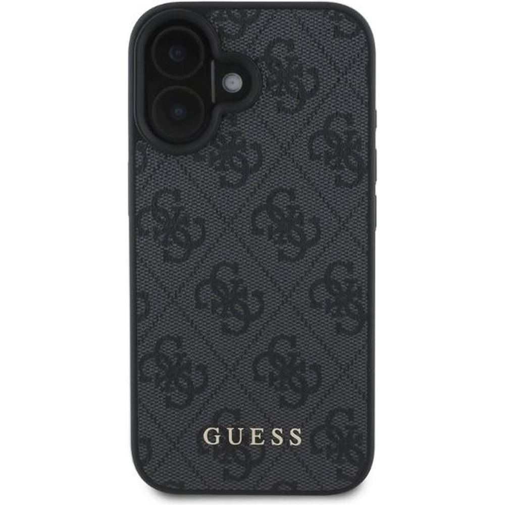 Etui na Apple iPhone 16, Guess, 4G Classic, Czarne