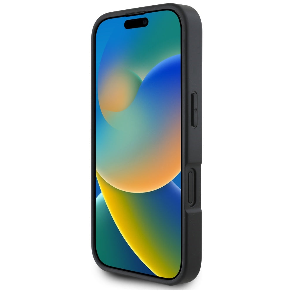 Etui na Apple iPhone 16, Karl Lagerfeld, Grained Cardslots, Czarne