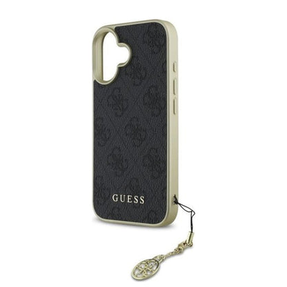 Etui na Apple iPhone 16 Plus, Guess, 4G Charm, Czarne
