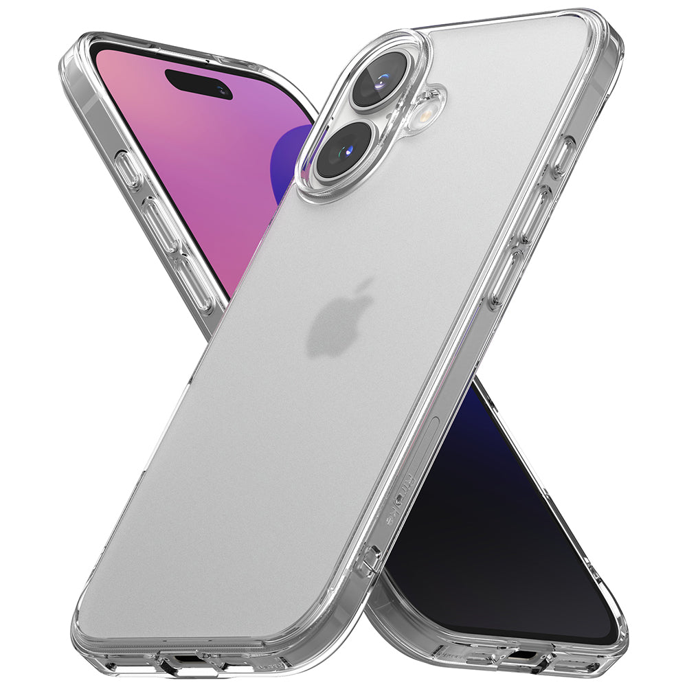 Etui na Apple iPhone 16 Plus, Ringke, Fusion, Matowa Przezroczysta