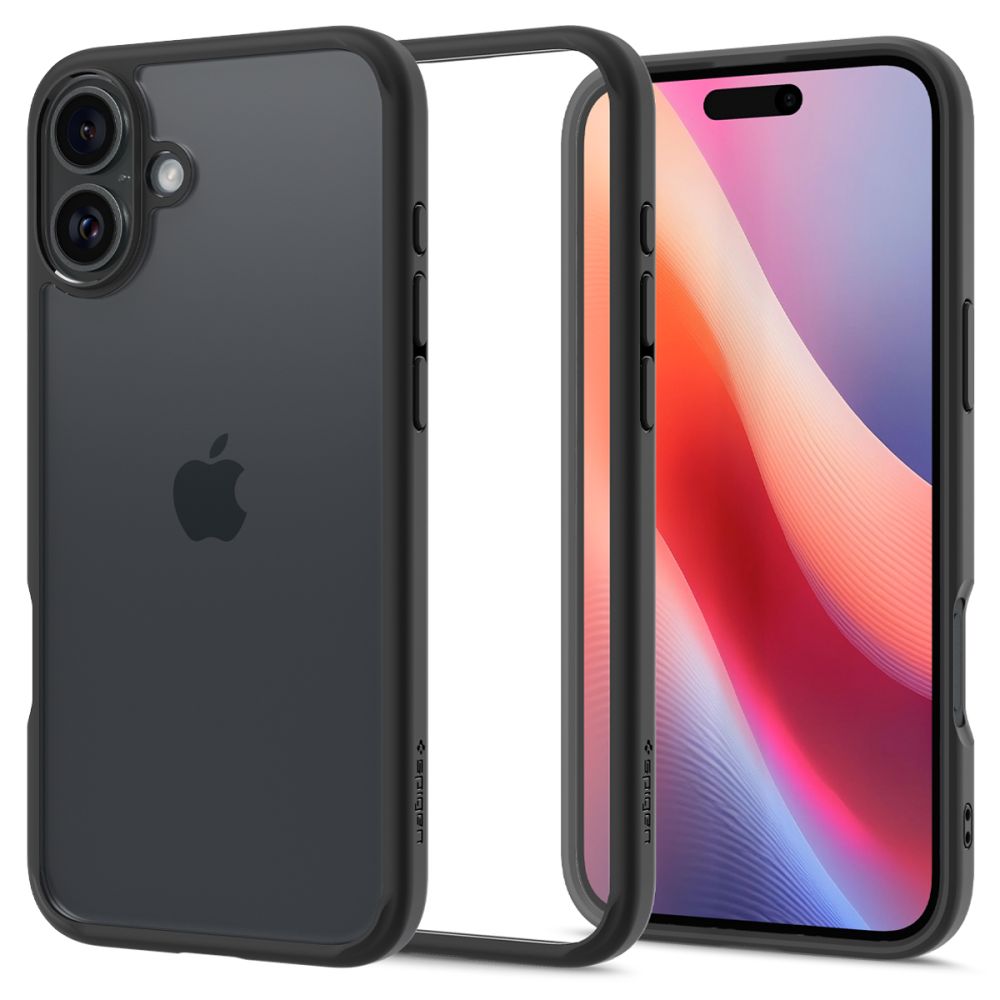 Etui na Apple iPhone 16 Plus, Spigen, Ultra Hybrid, Matowe Czarne