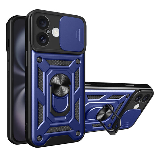 Etui na Apple iPhone 16 Plus, Techsuit, CamShield, Niebieskie