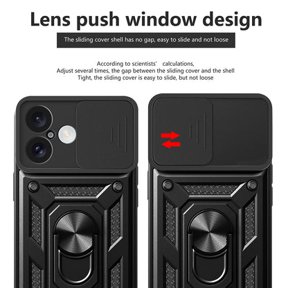 Etui na Apple iPhone 16 Plus, Techsuit, CamShield, Niebieskie