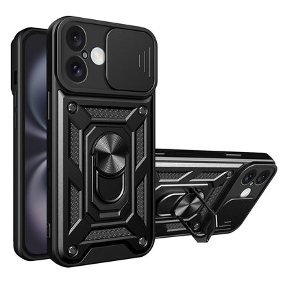 Etui na Apple iPhone 16 Plus, Techsuit, CamShield, czarne