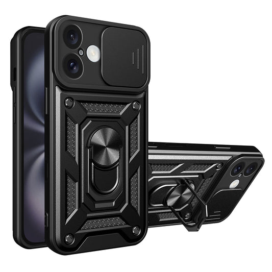 Etui na Apple iPhone 16 Plus, Techsuit, CamShield, czarne