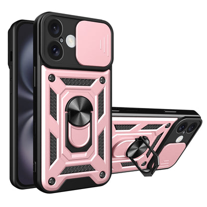 Etui na Apple iPhone 16 Plus, Techsuit, CamShield, Różowe