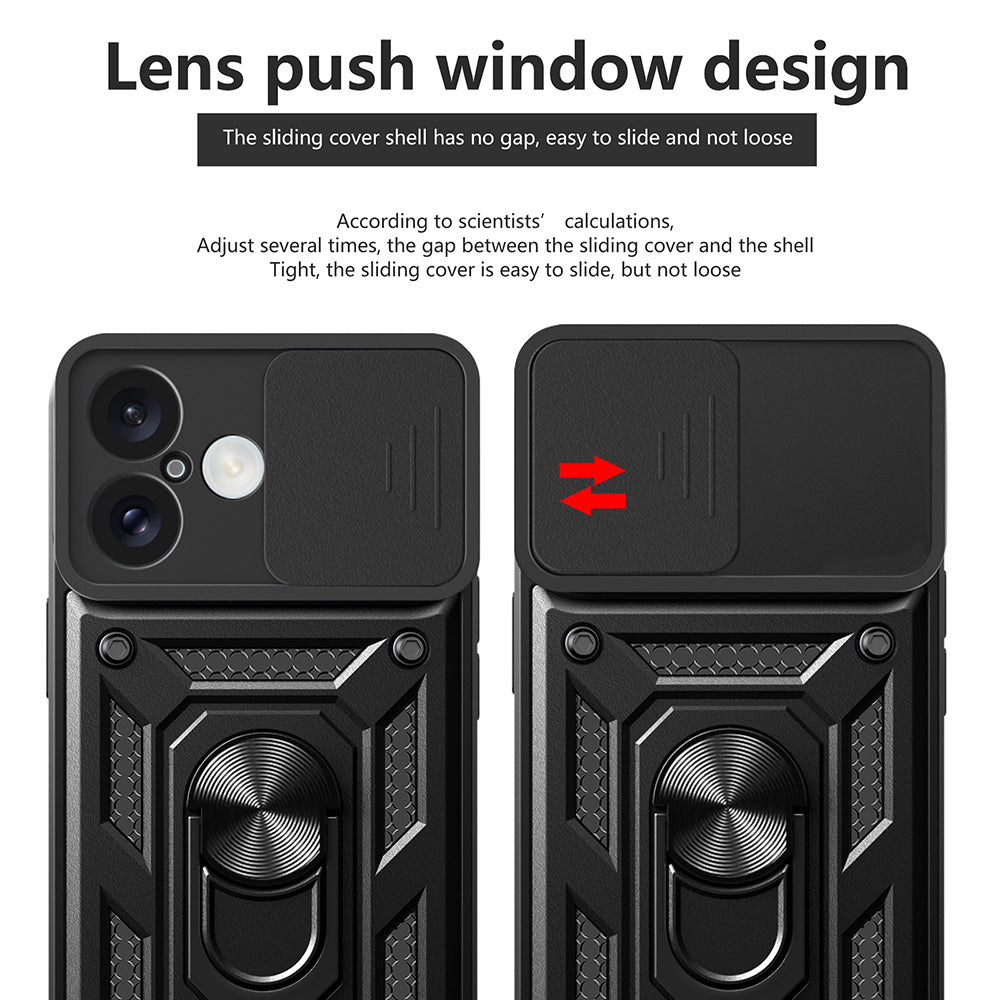 Etui na Apple iPhone 16 Plus, Techsuit, CamShield, Różowe