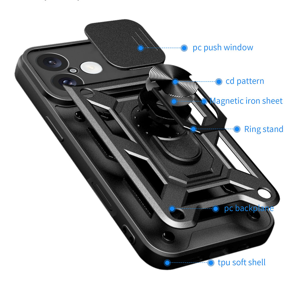 Etui na Apple iPhone 16 Plus, Techsuit, CamShield, Zielony