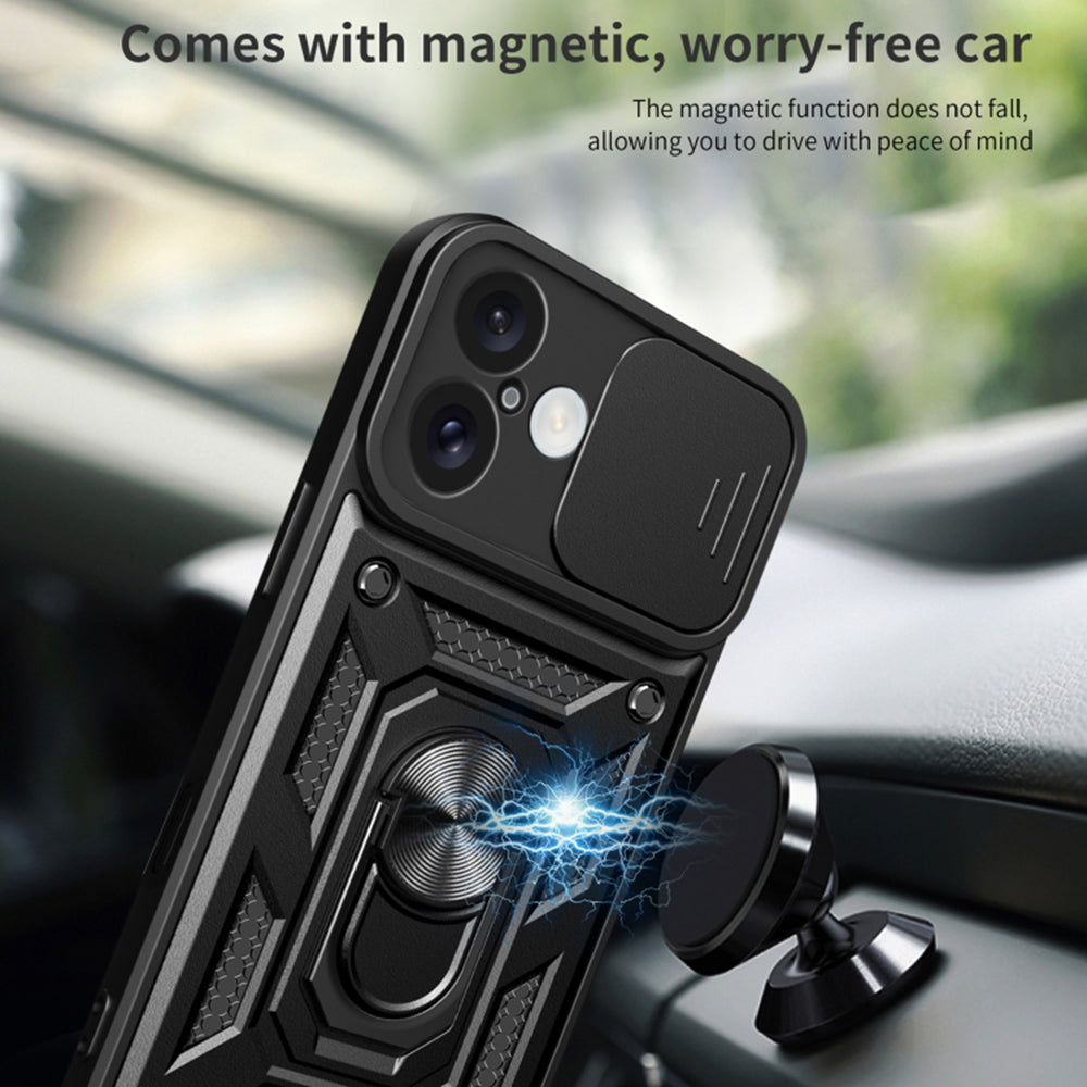 Etui na Apple iPhone 16 Plus, Techsuit, CamShield, Zielony