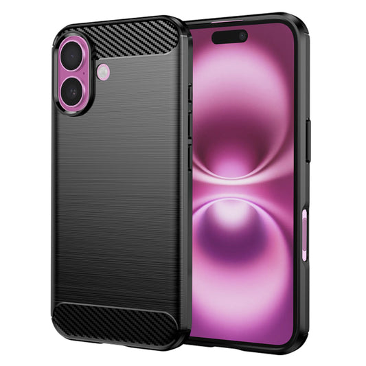 Etui na Apple iPhone 16 Plus, Techsuit, Carbon, Czarny