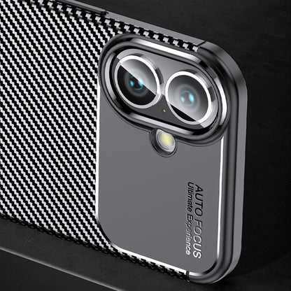 Etui na Apple iPhone 16 Plus, Techsuit, CarbonFiber, czarne