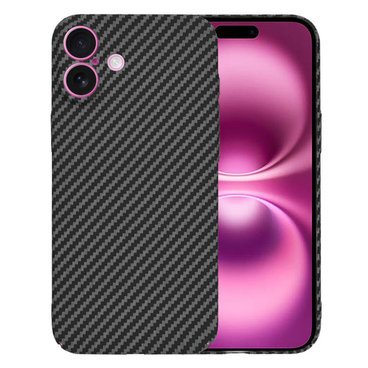 Etui na Apple iPhone 16 Plus, Techsuit, Carbonite FiberShell, czarne