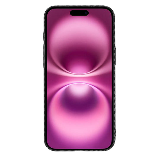 Etui na Apple iPhone 16 Plus, Techsuit, Carbonite FiberShell, czarne