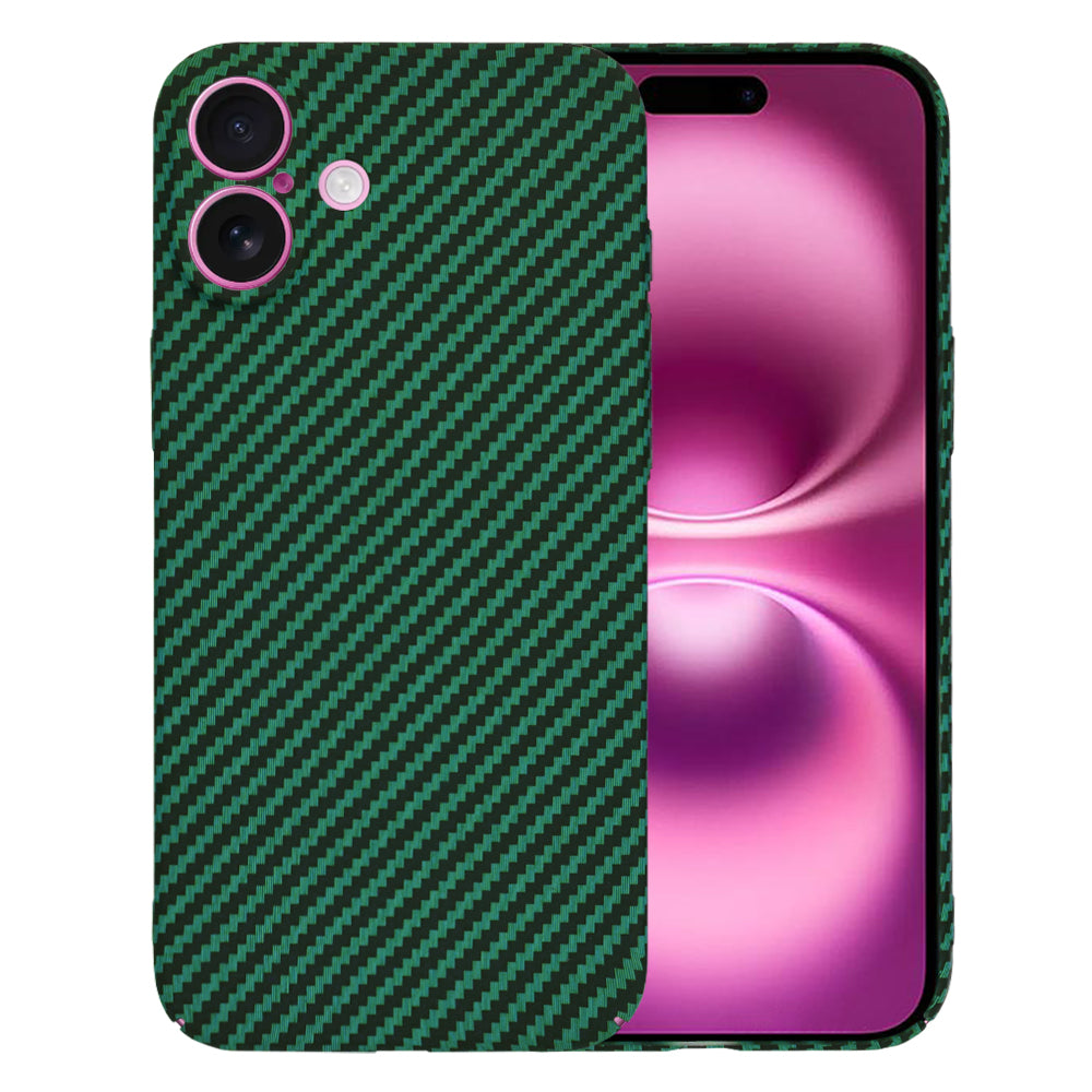 Etui na Apple iPhone 16 Plus, Techsuit, Carbonite FiberShell, Zielony