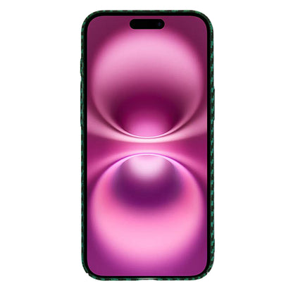 Etui na Apple iPhone 16 Plus, Techsuit, Carbonite FiberShell, Zielony