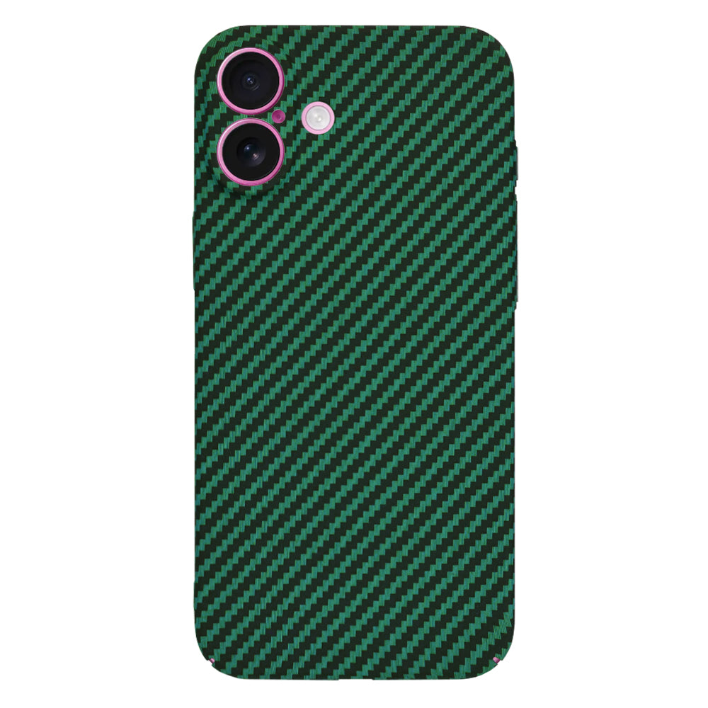 Etui na Apple iPhone 16 Plus, Techsuit, Carbonite FiberShell, Zielony