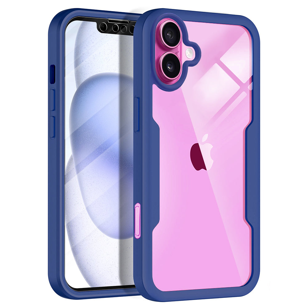 Etui na Apple iPhone 16 Plus, Techsuit, ColorVerse 360, Niebieskie