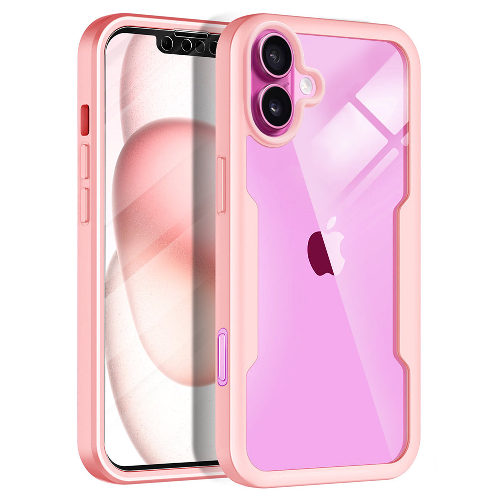 Etui na Apple iPhone 16 Plus, Techsuit, ColorVerse 360, Różowe