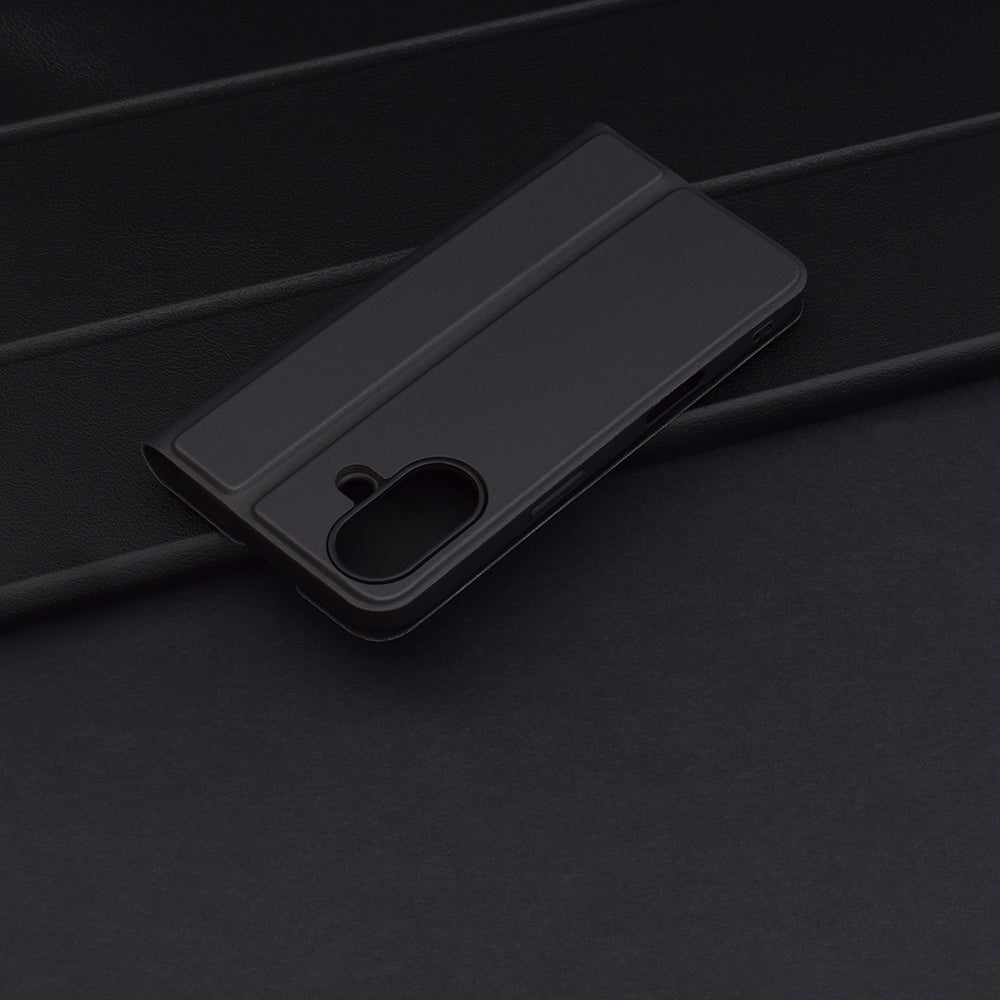Etui na Apple iPhone 16 Plus, Techsuit, Magskin Book, czarne