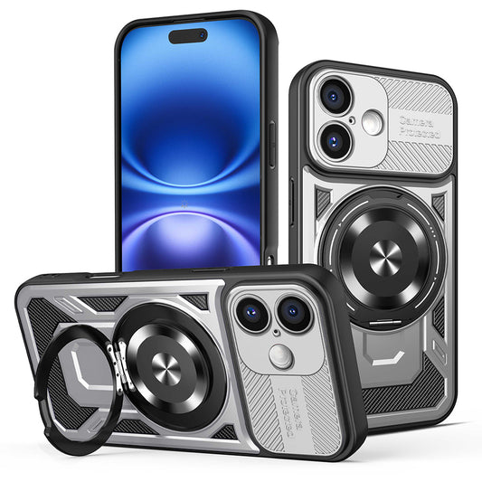 Case for Apple iPhone 16 Plus, Techsuit, RuggedCam, Gray