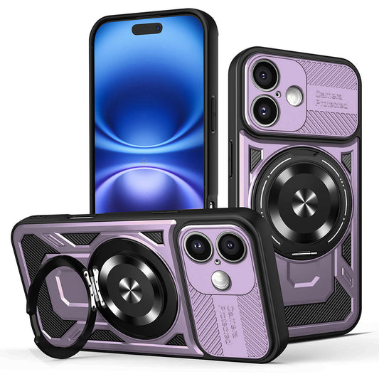 Case for Apple iPhone 16 Plus, Techsuit, RuggedCam, Purple
