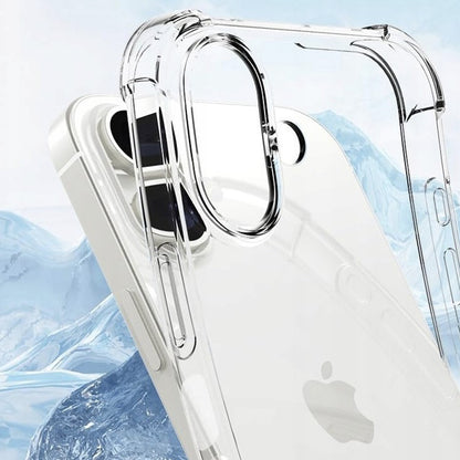 Etui na Apple iPhone 16 Plus, Techsuit, Shockproof Clear (Duży otwór na obiektyw), Przezroczyste