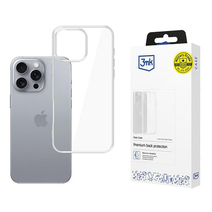 Etui na Apple iPhone 16 Pro, 3MK, Clear, Przezroczyste