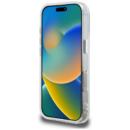 Etui na Apple iPhone 16 Pro, Karl Lagerfeld, IML Aquarelle Logo Karl & Choupette, Białe