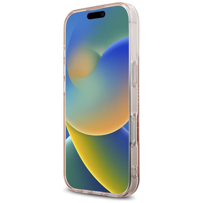 Etui na Apple iPhone 16 Pro, Karl Lagerfeld, IML Rhinestones Karl's Head, Różowy