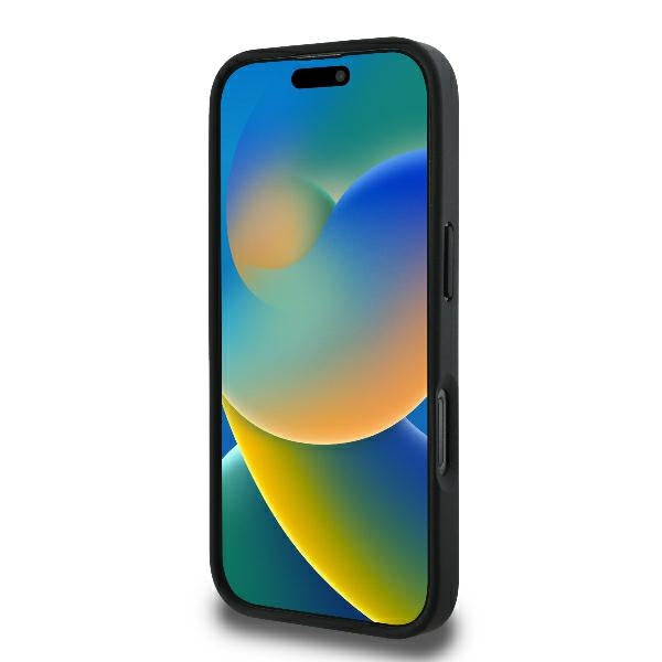 Etui na Apple iPhone 16 Pro, Karl Lagerfeld, Monogram Karl & Choupette's Heads, Czarne